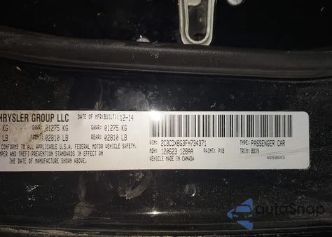 2015 Dodge Charger Se z USA, uszkodzony, nr VIN 2C3CDXBG3FH734371